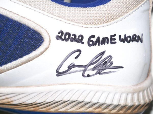 Cam Opp 2022 Binghamton Rumble Ponies Game Worn & Signed New Balance Baseball Cleats