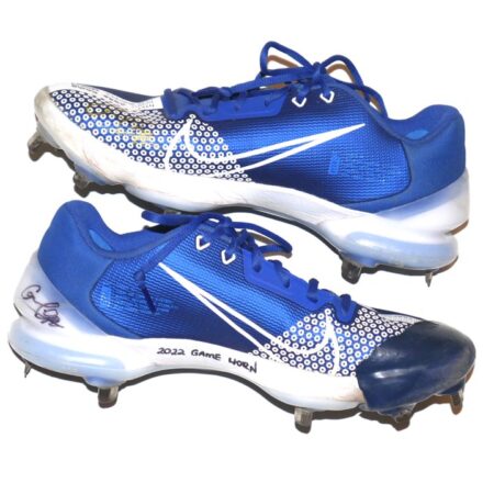 Cam Opp 2022 Brooklyn Cyclones Game Worn & Signed Nike Force Zoom Trout 7 Baseball Cleats