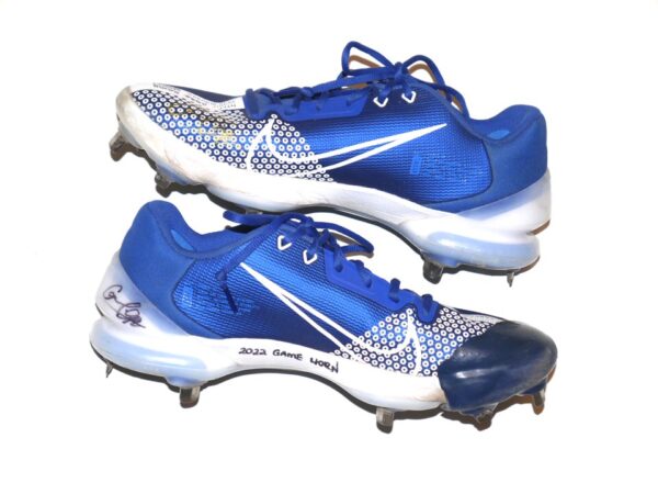 Cam Opp 2022 Brooklyn Cyclones Game Worn & Signed Nike Force Zoom Trout 7 Baseball Cleats