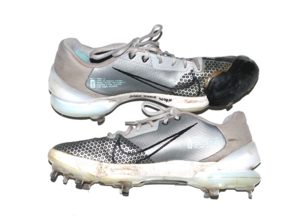 Cam Opp 2022 Brooklyn Cyclones Game Worn & Signed Nike Force Zoom Trout 7 Baseball Cleats