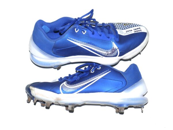 Cam Opp 2022 Brooklyn Cyclones Game Worn & Signed Nike Force Zoom Trout 7 Baseball Cleats