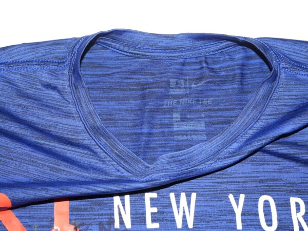 Cam Opp 2022 Practice Worn & Signed LFGM! Official New York Mets Baseball Nike Dri-Fit Shirt