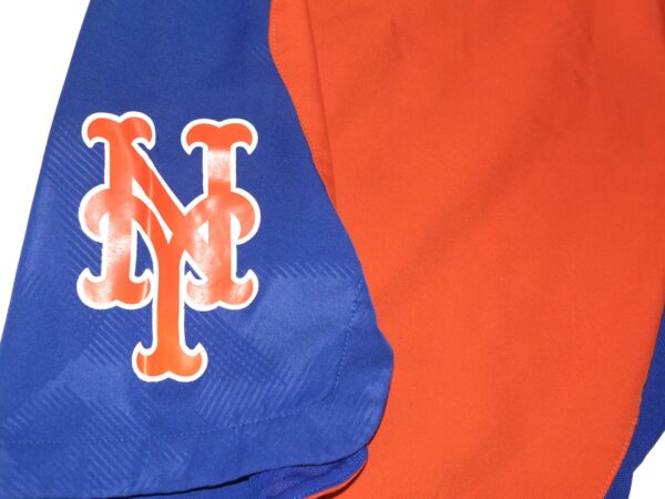 Cam Opp 2022 Practice Worn & Signed LFGM! Official New York Mets Nike Dri-Fit Shorts1