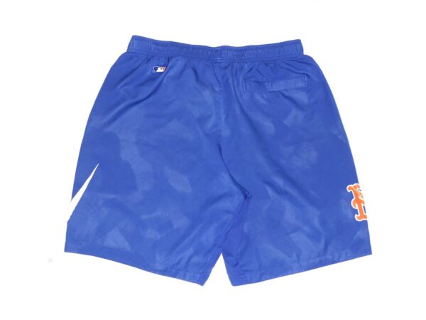 Cam Opp 2022 Practice Worn & Signed LFGM! Official New York Mets Nike Dri-Fit Shorts1