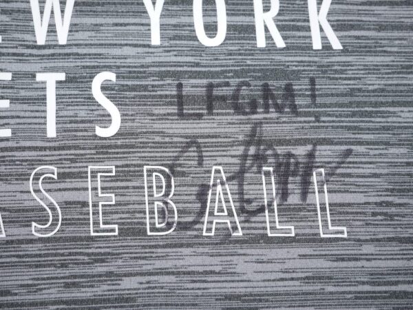 Cam Opp 2022 Team Issued & Signed LFGM! Official Gray New York Mets Baseball Nike Dri-Fit Shirt