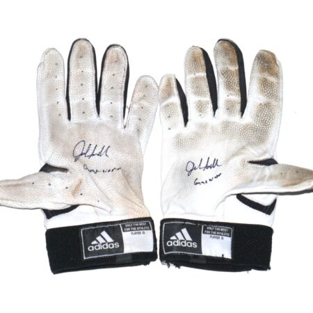 Jalen Miller Richmond Flying Squirrels Game Worn & Signed Adidas Adizero Gloves