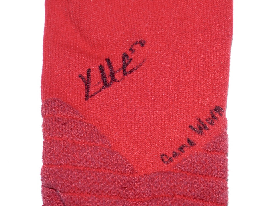 Kutter Crawford 2022 Boston Red Sox Game Worn & Signed 78 CRAWFORD Stance MLB Socks