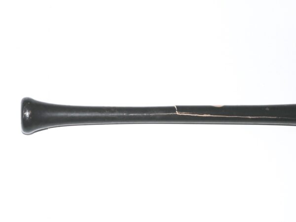 Cody Milligan 2022 Mississippi Braves Game Used & Signed Dove Tail DTB Baseball Bat - CRACKED