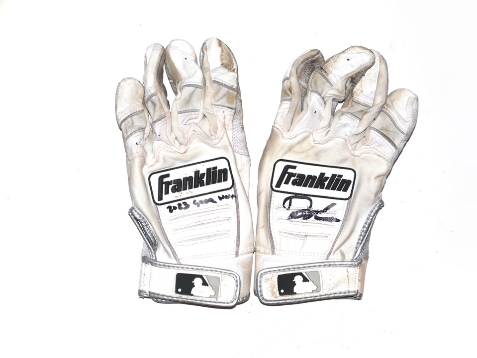 Drew Lugbauer 2023 Atlanta Braves Game Worn & Signed Franklin Batting  Gloves - Worn In Spring Training! - Big Dawg Possessions