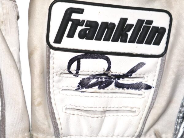 Drew Lugbauer 2023 Atlanta Braves Game Worn & Signed Franklin Batting Gloves - Worn In Spring Training!