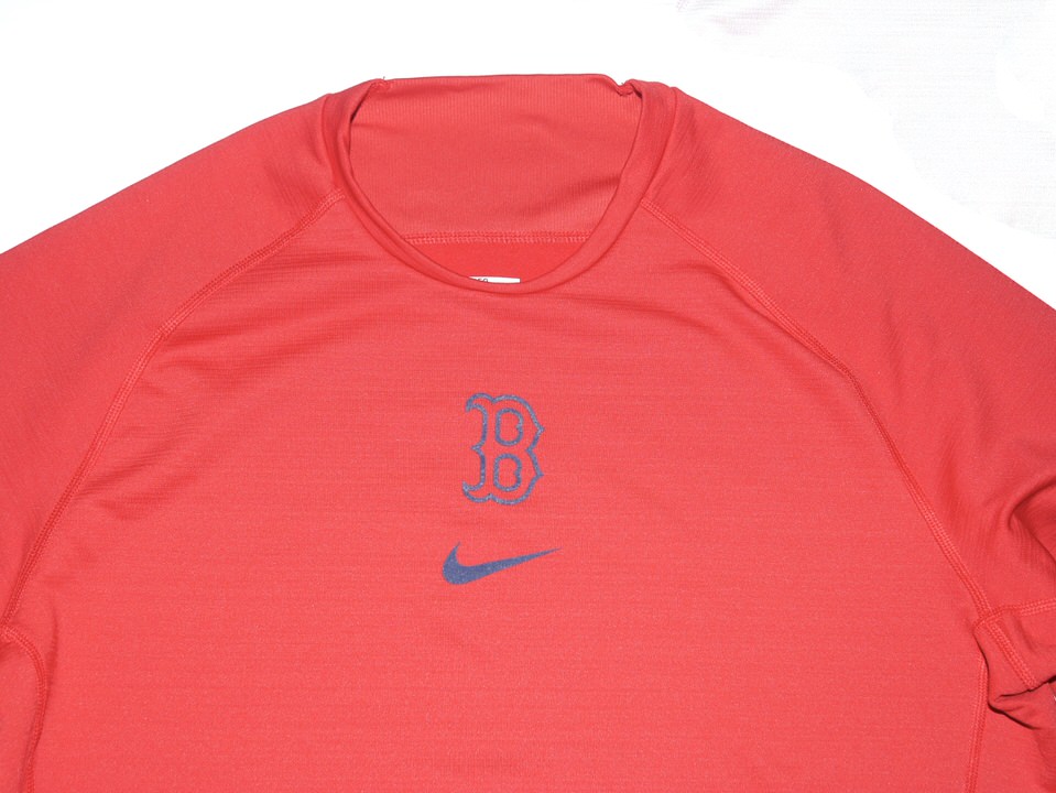 Kutter Crawford Player Issued Official Boston Red Sox Long Sleeve Nike Dri-Fit  Shirt - Big Dawg Possessions