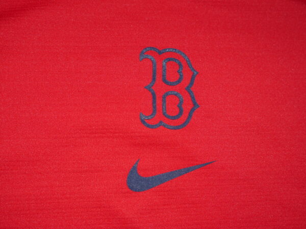 Kutter Crawford Player Issued Official Boston Red Sox Long Sleeve Nike Dri-Fit Shirt