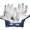 Landon Stephens 2022 Mississippi Braves Game Worn & Signed Blue & Gray Franklin Batting Gloves