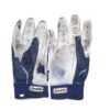 Landon Stephens 2022 Mississippi Braves Game Worn & Signed Blue & Gray Franklin Batting Gloves