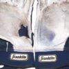 Landon Stephens 2022 Mississippi Braves Game Worn & Signed Blue & Gray Franklin Batting Gloves9