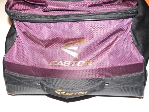 Packy Naughton Virginia Tech Hokies Travel Used and Signed Easton Wheeled Baseball Bag