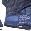 Riley Delgado 2022 Mississippi Braves Game Worn & Signed Blue Franklin Batting Gloves