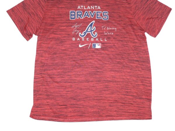 Indigo Diaz 2022 Player Issued & Signed Official Atlanta Braves Baseball "I. DIAZ" Nike Dri-Fit XXL Shirt