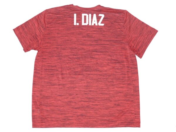 Indigo Diaz 2022 Player Issued & Signed Official Atlanta Braves Baseball "I. DIAZ" Nike Dri-Fit XXL Shirt