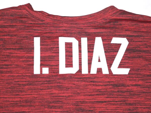 Indigo Diaz 2022 Player Issued & Signed Official Atlanta Braves Baseball "I. DIAZ" Nike Dri-Fit XXL Shirt