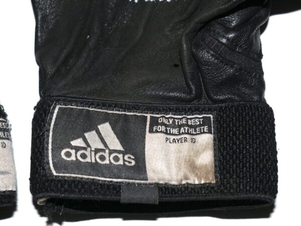 Jalen Miller Richmond Flying Squirrels Game Worn & Signed Black Adidas Adizero Gloves