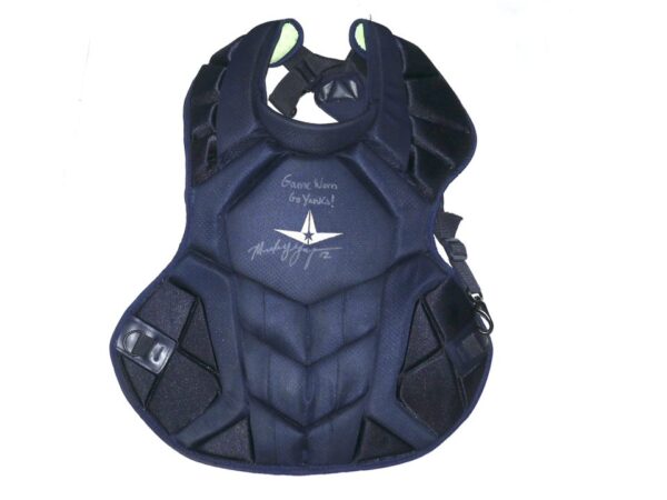 Mickey Gasper 2022 Somerset Patriots Game Worn & Signed All-Star 7 AXIS CP50PRO Chest Protector