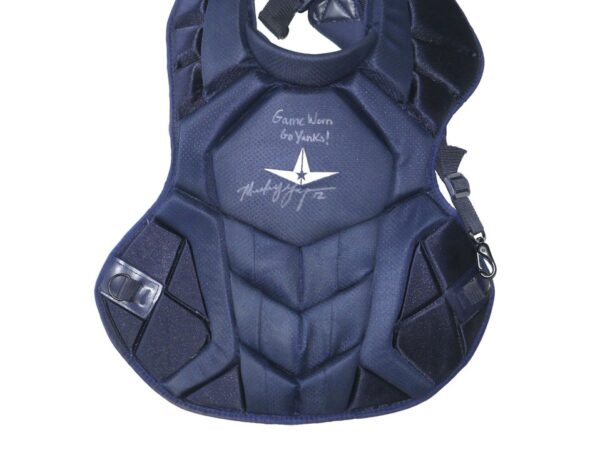 Mickey Gasper 2022 Somerset Patriots Game Worn & Signed All-Star 7 AXIS CP50PRO Chest Protector
