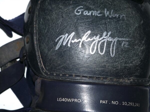 Mickey Gasper 2022 Somerset Patriots Game Worn & Signed All Star LG40WPRO Leg Guards - Good Use!