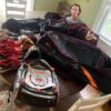 Packy Naughton with Virginia Tech Hokies Team Issued and Signed Easton Wheeled Baseball Bag - Used for Road Trips With Player ID Card!