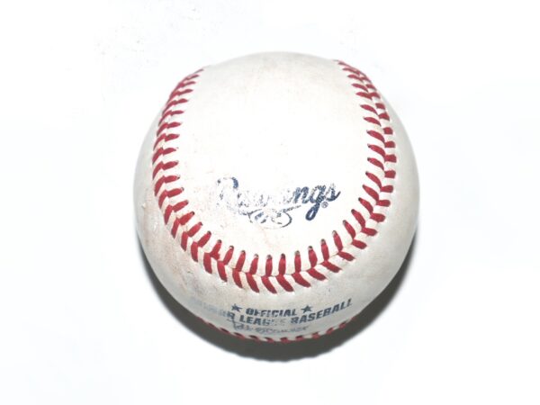 Cesar Rodriguez 2022 FCL Braves Game Used & Signed Official Rawlings Minor League Baseball