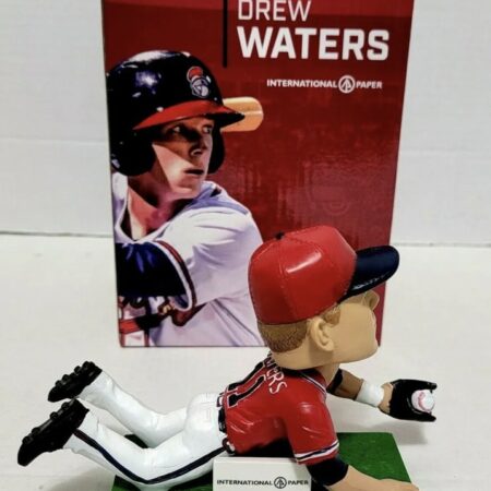 New In Box Drew Waters SGA Bobblehead Presented by International Paper2