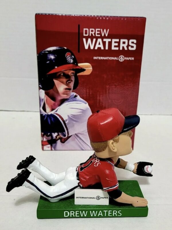 New In Box Drew Waters SGA Bobblehead Presented by International Paper2