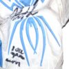 Herbert Iser 2022 Reading Fightin Phils Game Worn & Signed White & Blue Spiderz XL Batting Gloves