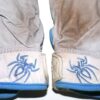 Herbert Iser 2022 Reading Fightin Phils Game Worn & Signed White & Blue Spiderz XL Batting Gloves