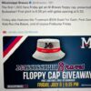 Indigo Diaz 2022 Team Issued & Signed Mississippi Braves Floppy Cap -Promotional Giveaway to 1st 1000 M-Braves Fans Sponsored by Budweiser!! - Email