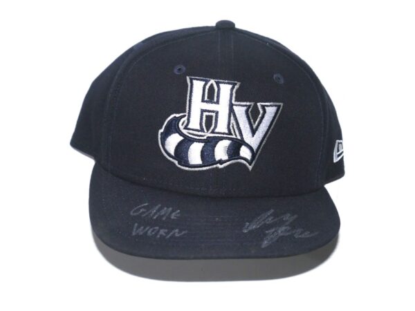 Indigo Diaz 2023 Game Worn & Signed Official Hudson Valley Renegades New Era 59FIFTY Hat