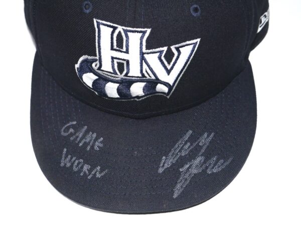 Indigo Diaz 2023 Game Worn & Signed Official Hudson Valley Renegades New Era 59FIFTY Hat1