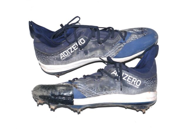 Indigo Diaz 2023 Somerset Patriots Game Worn & Signed Adidas Adizero Baseball Cleats