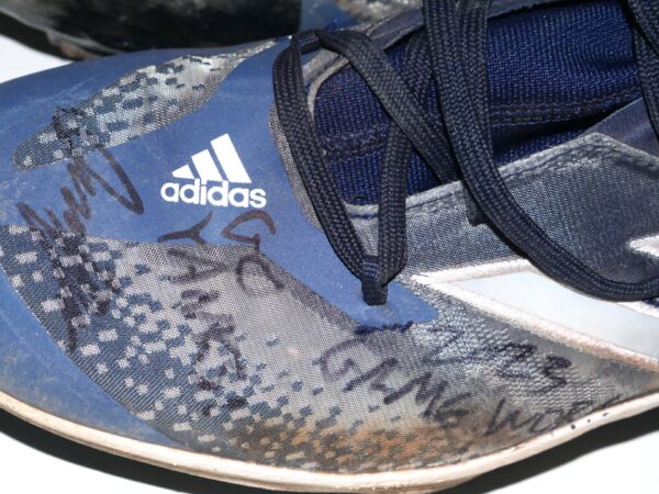 Indigo Diaz 2023 Somerset Patriots Game Worn & Signed Adidas Adizero Baseball Cleats