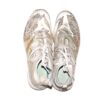 Indigo Diaz 2023 Somerset Patriots Training Worn & Signed White, Tan & Gold Adidas Adizero Shoes