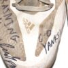 Indigo Diaz 2023 Somerset Patriots Training Worn & Signed White, Tan & Gold Adidas Adizero Shoes