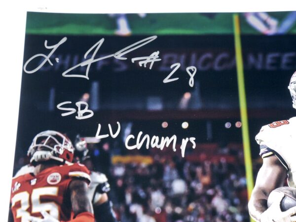 Leonard Fournette Tampa Bay Buccaneers Signed & Inscribed Super Bowl LV Touchdown 16 x 20 Photo - Fanatics