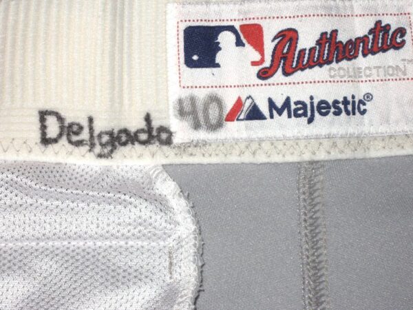 Riley Delgado 2022 Mississippi Braves Game Used & Signed Authentic Majestic Pants