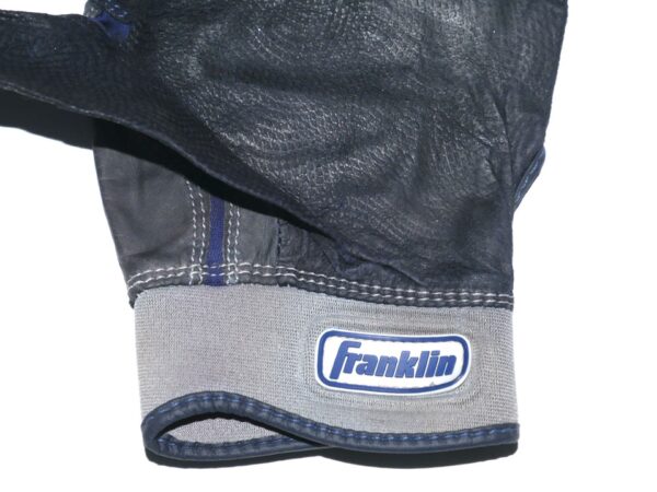 Rusber Estrada 2021 Rome Braves Game Used & Signed Left-Handed Franklin Batting Glove (Single)