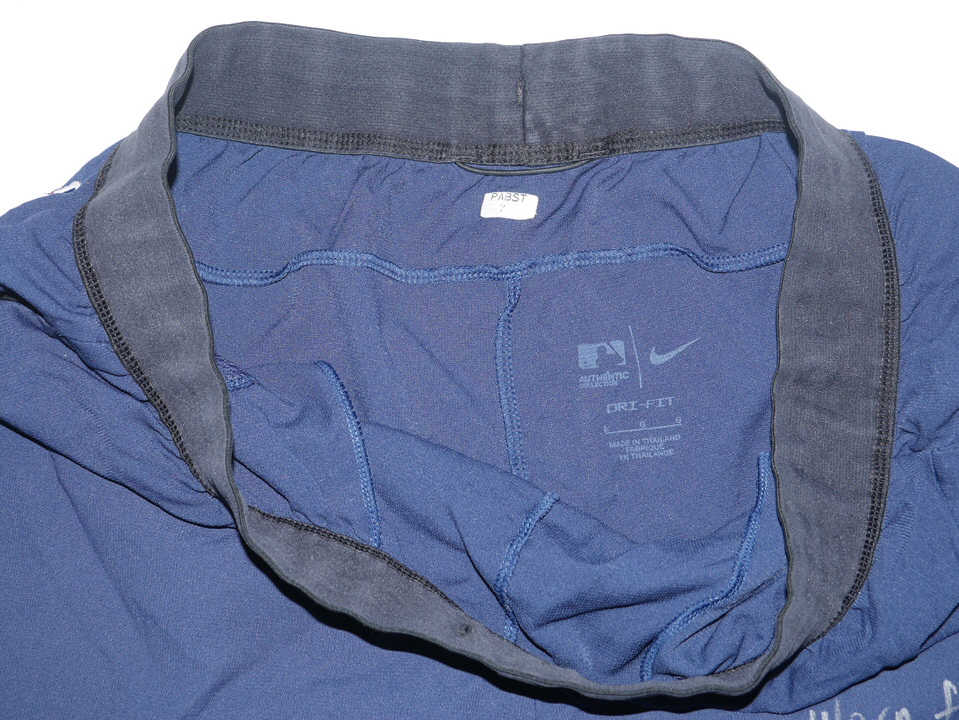 Arden Pabst Player Issued & Signed Official Atlanta Braves #7 Nike Dri-Fit Shorts - Worn for Batting Practice!