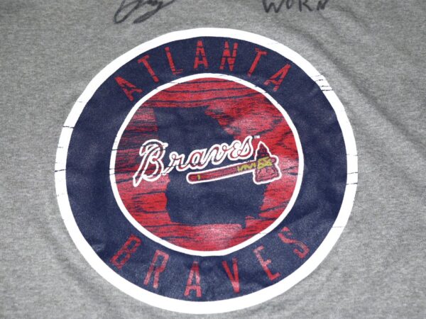 Indigo Diaz Player Issued & Signed Official Atlanta Braves #94 Under Armour 2XL Shirt