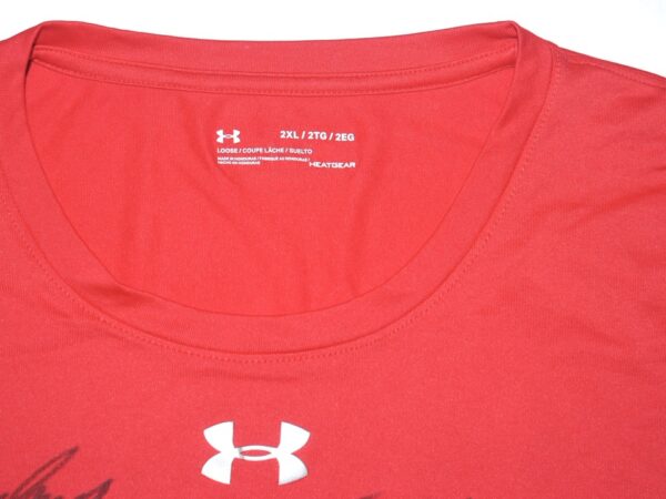 Indigo Diaz Player Issued & Signed Official Atlanta Braves #94 Under Armour 2XL Shirt