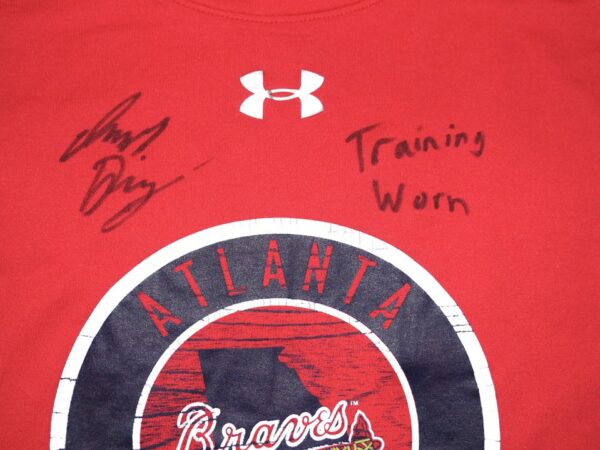 Indigo Diaz Player Issued & Signed Official Atlanta Braves #94 Under Armour 2XL Shirt