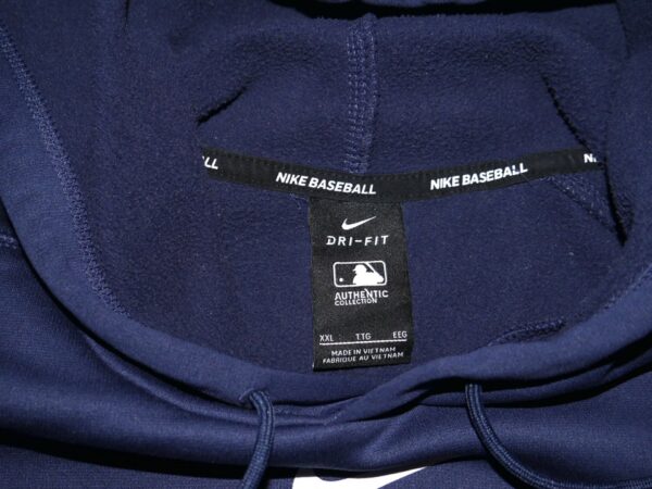 Indigo Diaz Team Issued Official Atlanta Braves Baseball Nike Dri-Fit XXL Pullover Sweatshirt