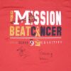 Indigo Diaz Training Worn & Signed Mississippi Braves One Mission Beat Cancer Champro 2XL Shirt